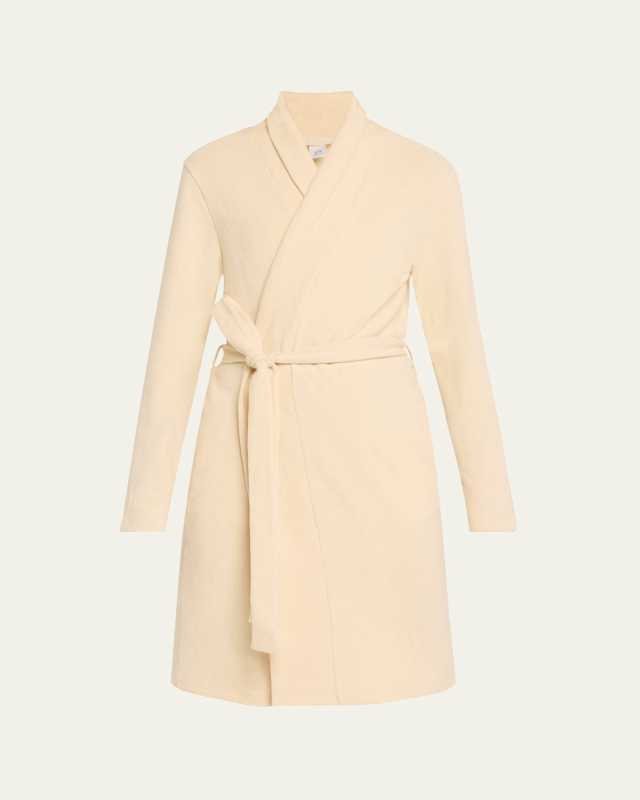 Shawl-Collar Jersey Robe